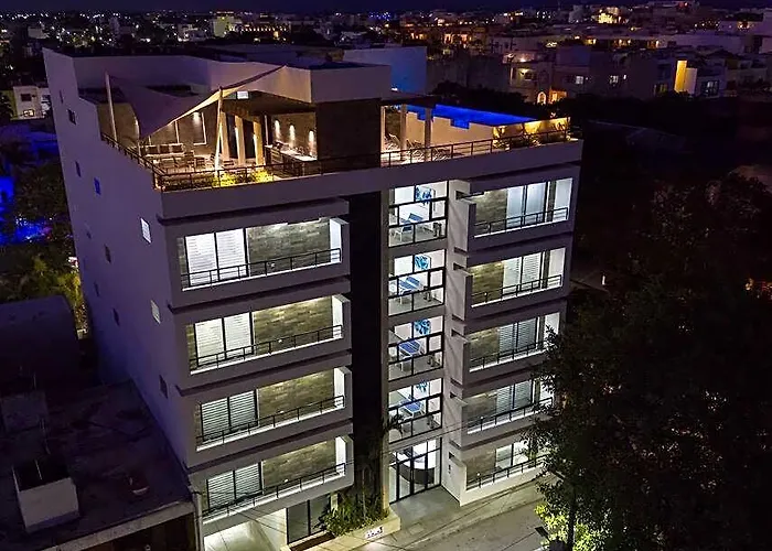 Appart hôtel Onebr W Balcony Or Small In Playa Del Carmen, Bbq, Pool Infinite, Whirlpool, Ac, Tv Smart, 200mb Playa del Carmen